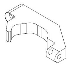 138-01 Frame "C" Clamp Anodized